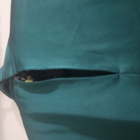 H&M Draped Blouse Green XS - Picture 7 of 16